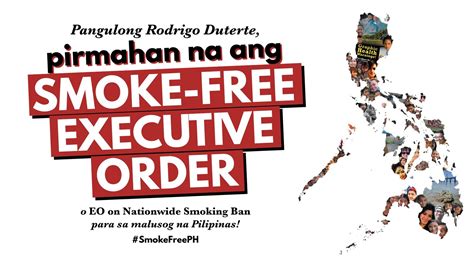 Nationwide smoking ban order (Philippines) .